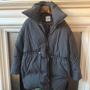 Women's Dark Gray Puffer Jacket